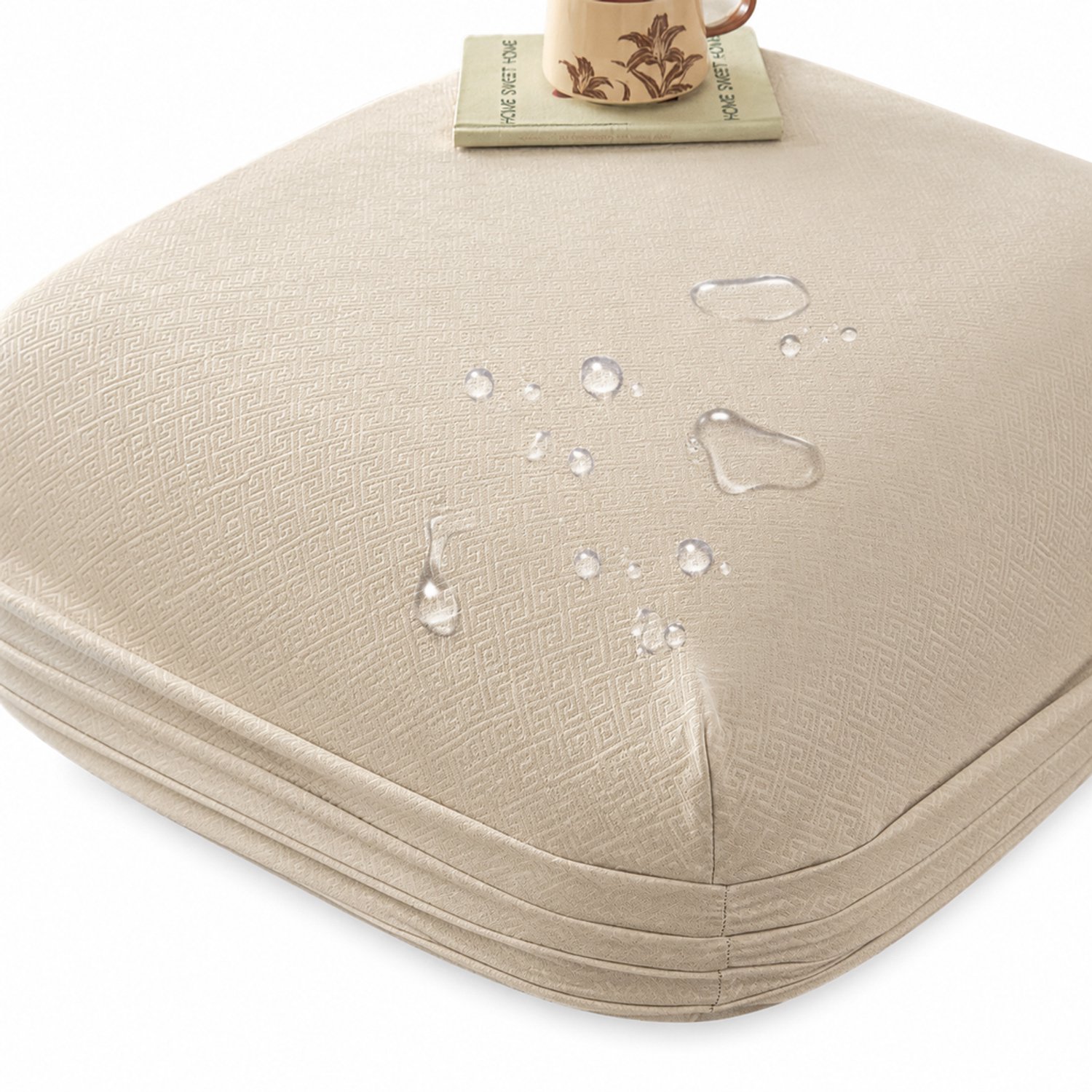 SWGOTA Waterdicht hoeslaken kaki 120 x 200 cm - Geborstelde stof - Voor matrassen tot 30 cm dik - 1 stuk