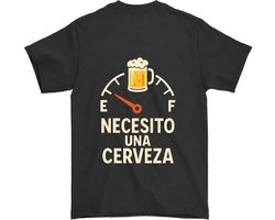 Bier Shirt – NECESITO UNA CERVEZA – Feest Outfit – Unisex T-Shirt voor Dames & Heren – Leuk Cadeau