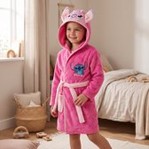 Lilo & Stitch Badjas - Maat 110/116 - Roze - Kind - Polyester