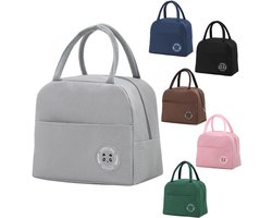 Thermotas - Grijs - 6 liter - Isothermische Tas voor Levensmiddelen - Voor Kantoor en Reizen