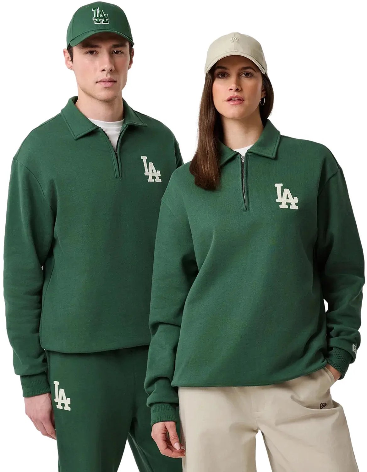 Sweatshirt 1/4 zip Los Angeles Dodgers New Era MLB Sigaar