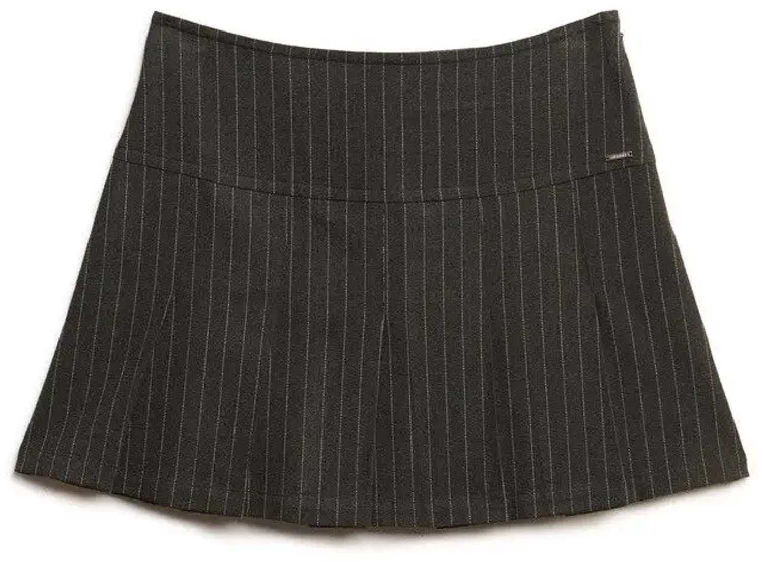 Minirok voor vrouwen Superdry Pinstripe Pleat Charcoal Stripe