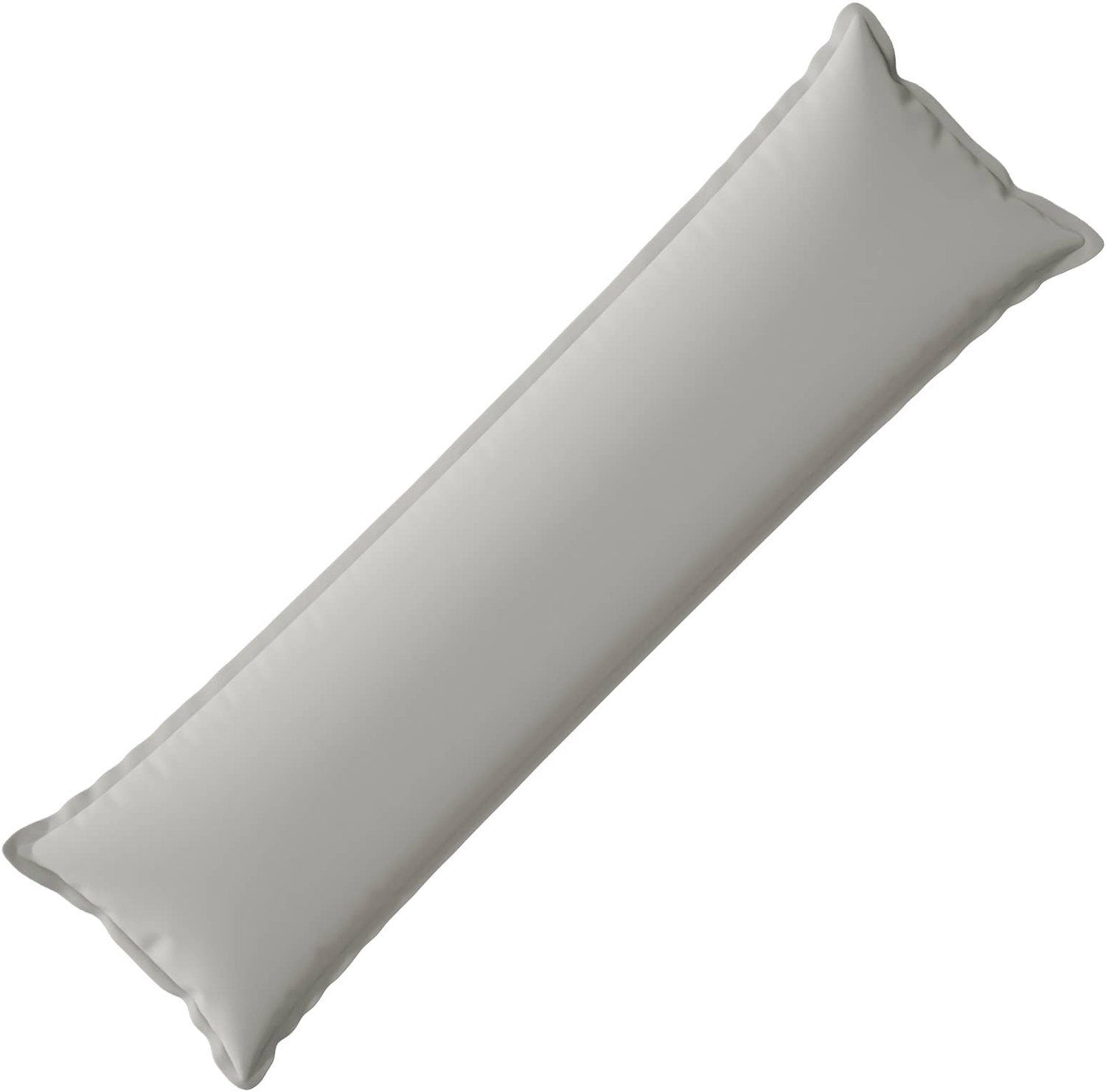 vidaXL Dekenkussen - HOUTEN - Grijs - 40 - x - 145 - cm - Polyester