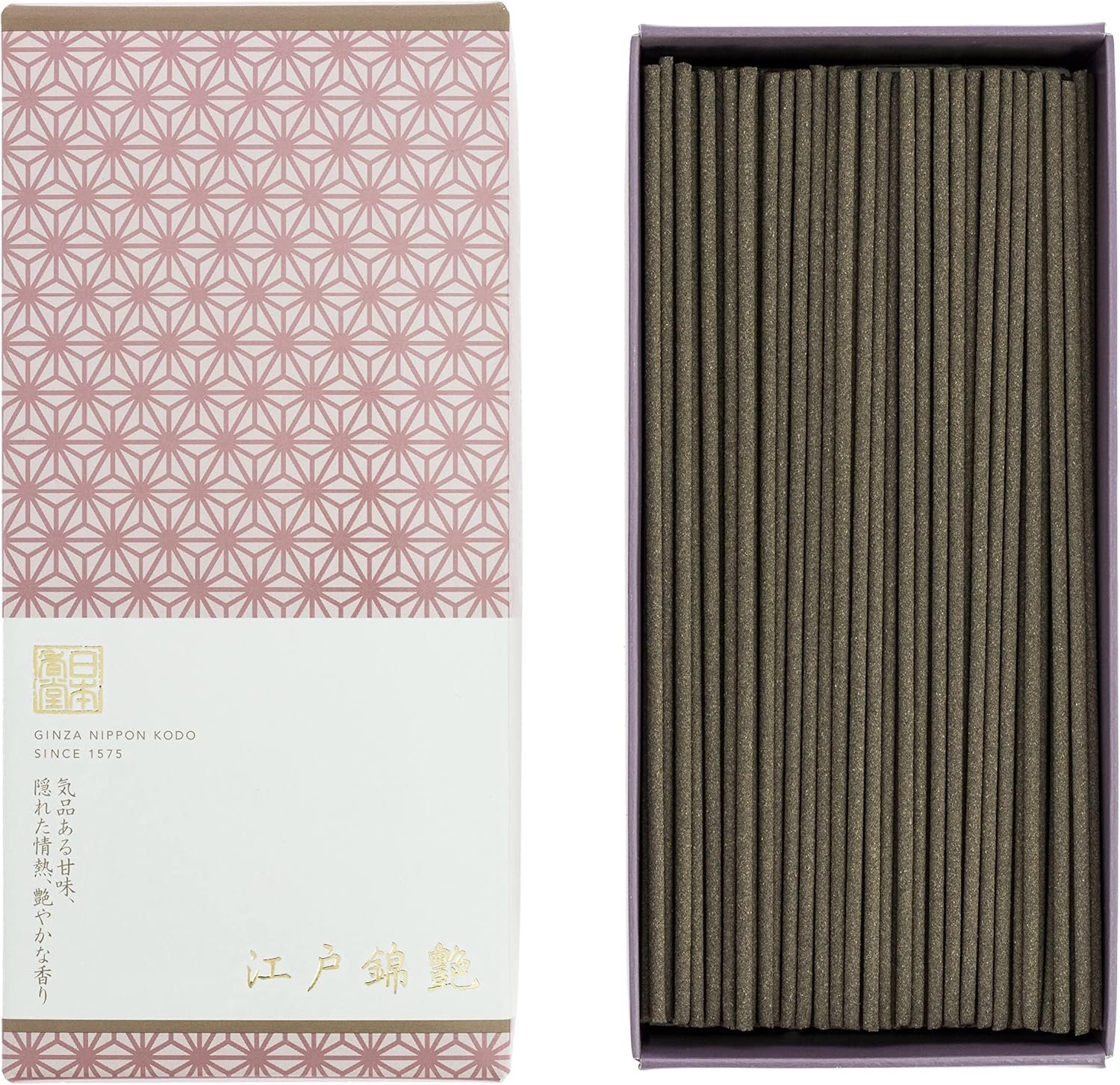 Japanse Geurkaarsen Edonishiki Tsuya - Zachte Bloemengeur, 90g