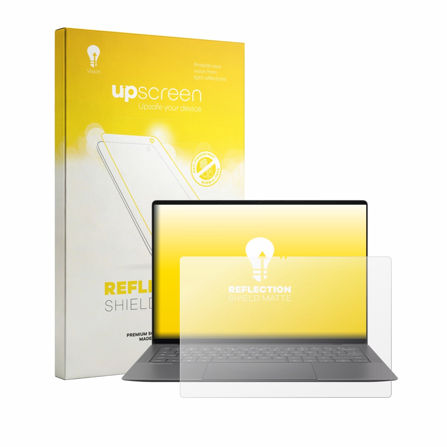 upscreen - Screenprotector voor Asus Googlebook 14 - Folie Beschermfolie anti glare matte