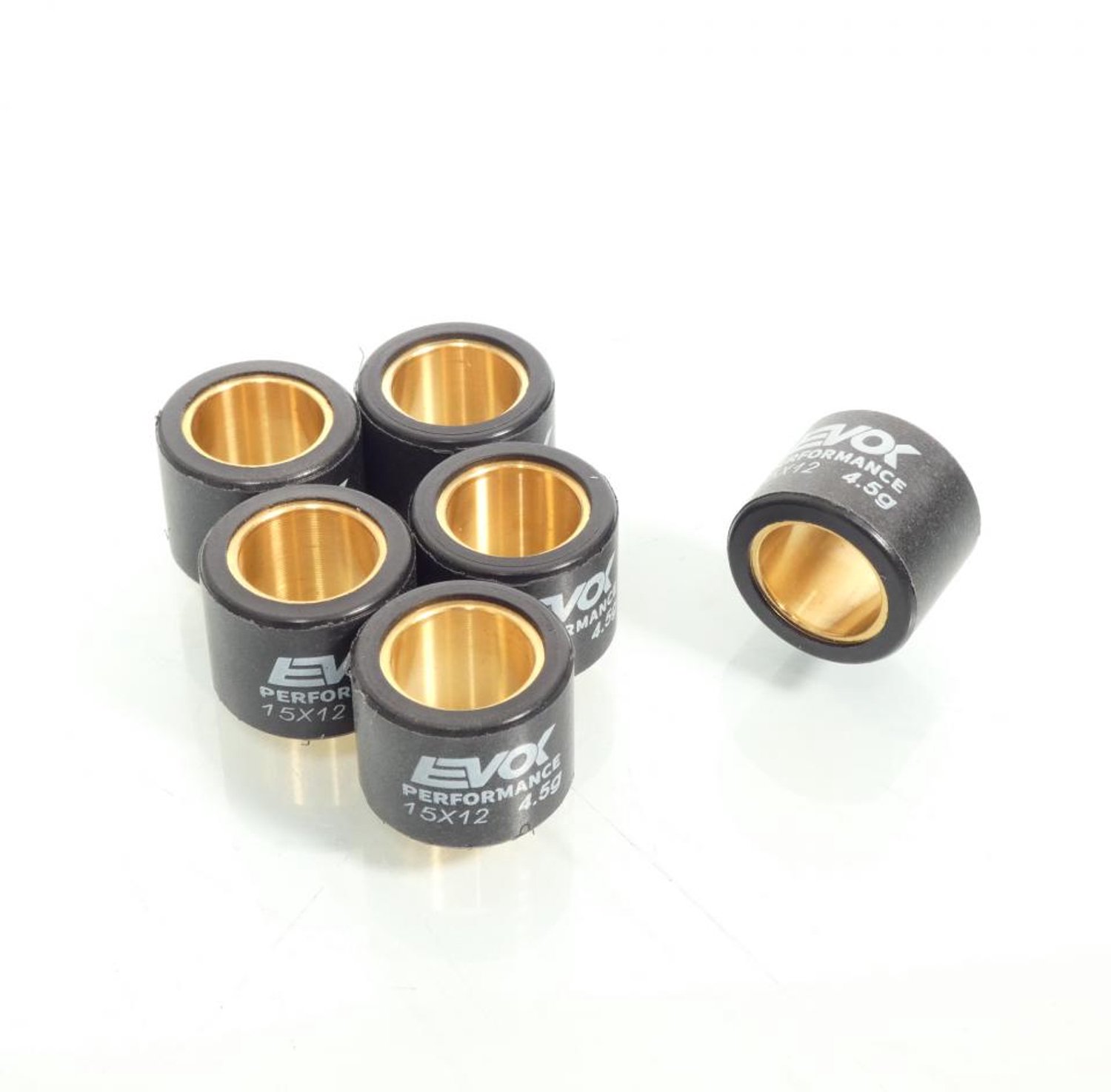 Variateurrol EVOK voor Scooter CPI 50 Oliver 2003 tot 2020 15x12 4.5Grs Nieuw