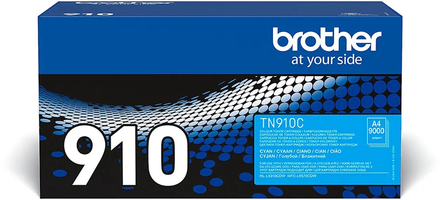 Brother TN-910C Cyaan Tonercartridge