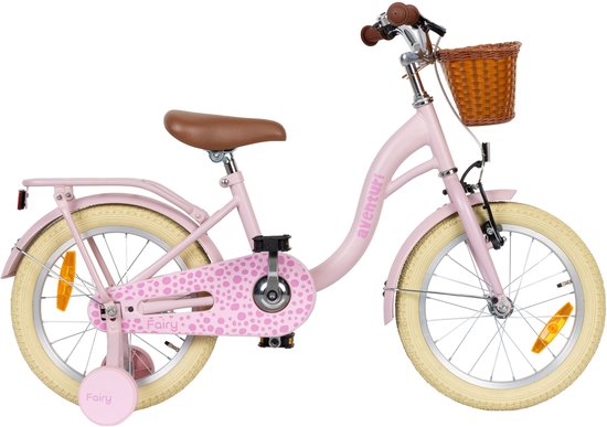 AMIGO Fairy 3.0 Meisjesfiets 16 Inch - Kinderfiets voor 4 tot 6 Jaar - 100-115 cm - Met Zijwieltjes - Roze — afbeelding 2