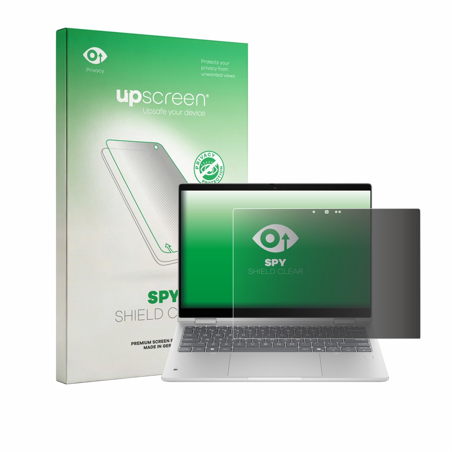 upscreen - privacy screenprotector voor HP ProBook 4 Flip G2i 13“ - Folie Beschermfolie Blauwlichtfilter