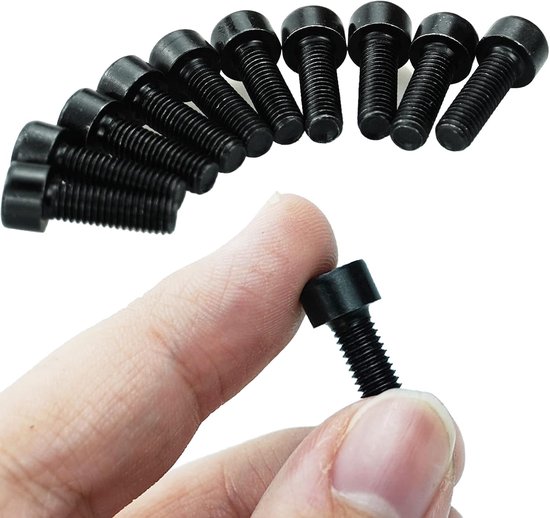 12x Fietsbidonhouder Schroeven M5x16mm Carbon Staal Zwart — afbeelding 5