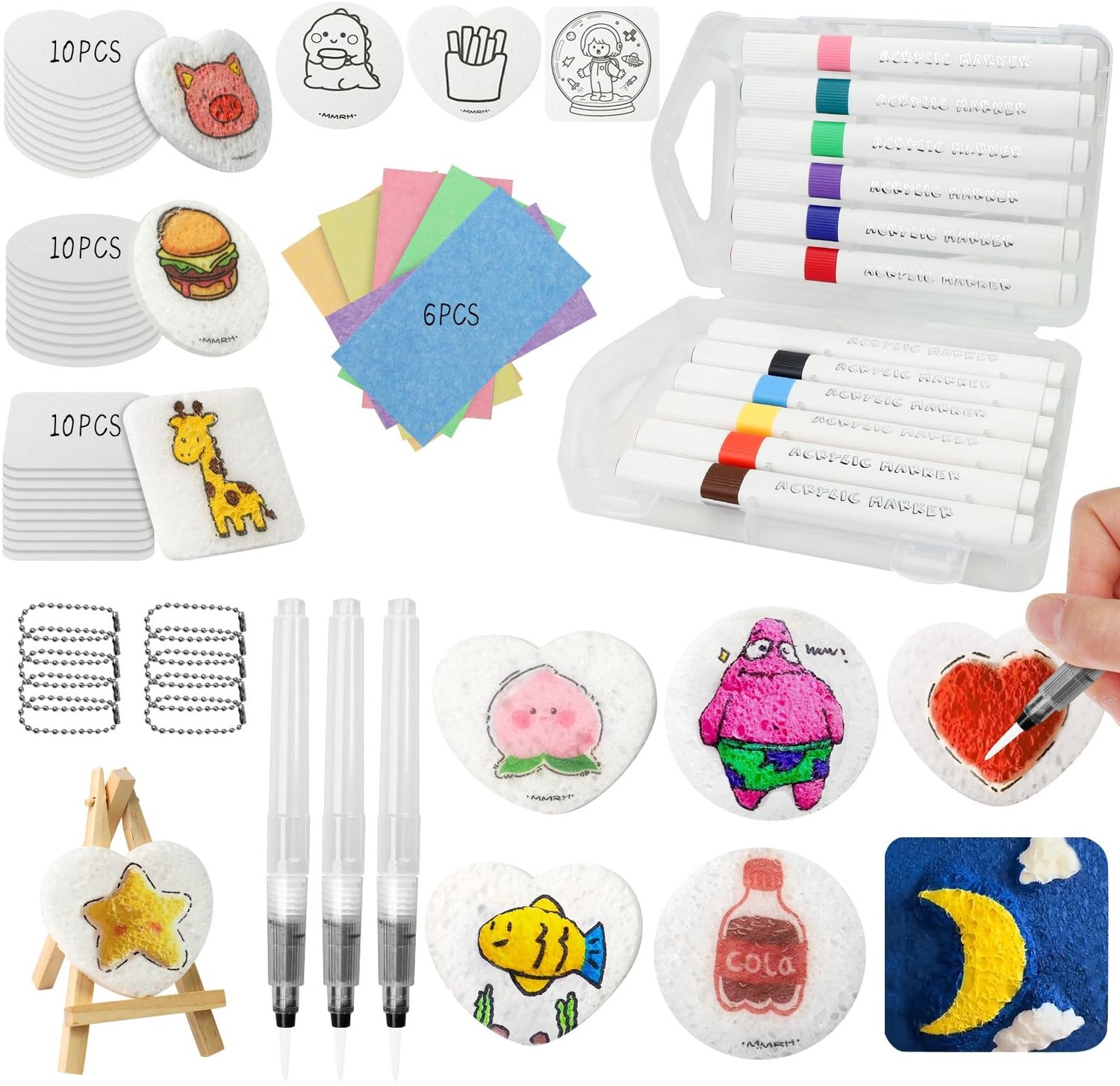 62-delige 3D Schilder Set voor Kinderen