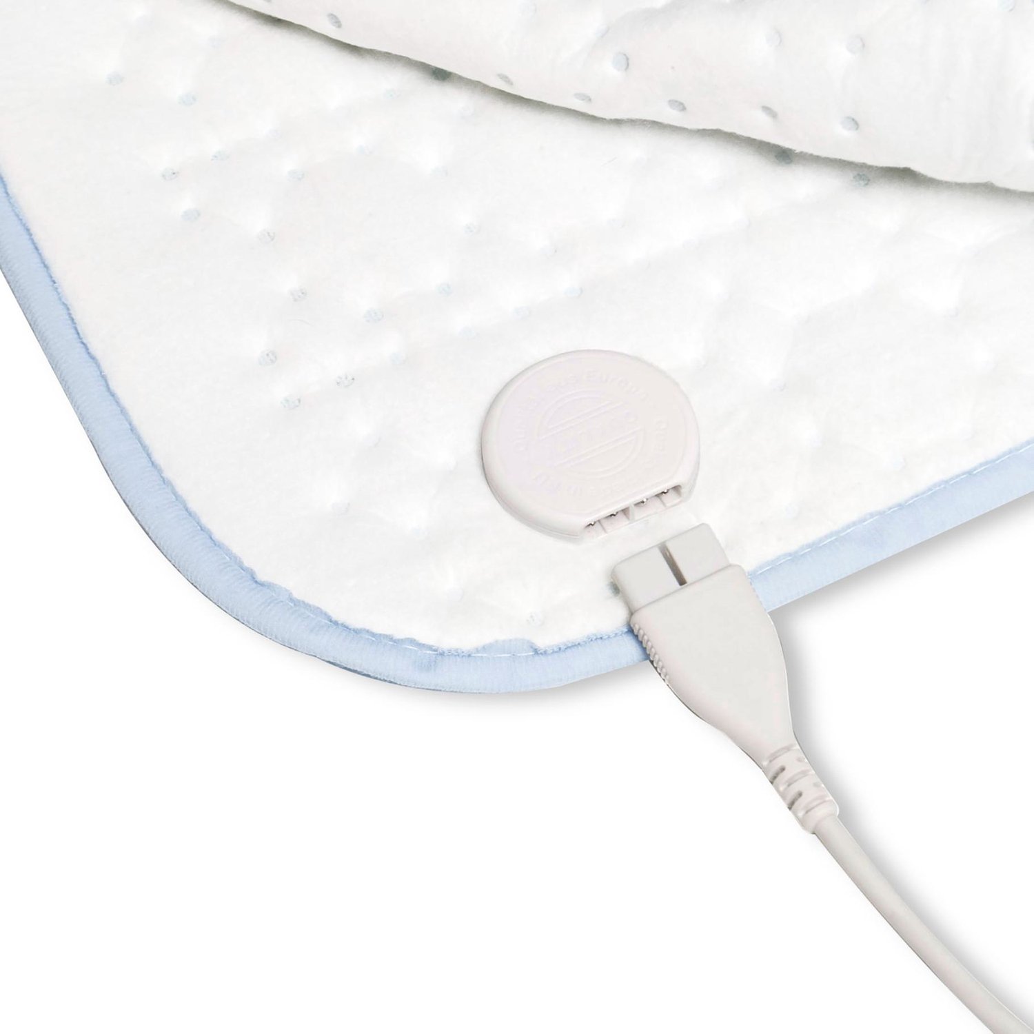 Inventum HN5211L elektrische onderdeken 150x140 cm - Tweepersoons - 3 warmtestanden - 2 schakelaars - Warmtedeken - Uitwasbaar - Oververhittingsbeveiliging - Fleece - Lichtblauw – foto 6