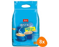Melitta - Bistro Mild - 8x 100 pads