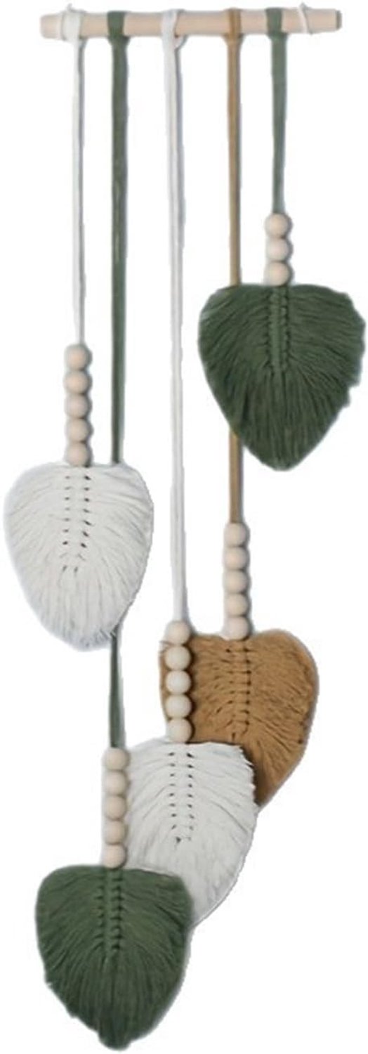 Boho Macramé Wanddecoratie - Handgemaakte Wandversiering voor Binnen en Buiten, Perfect voor Woonkamer en Slaapkamer, Uniek Cadeau Idee