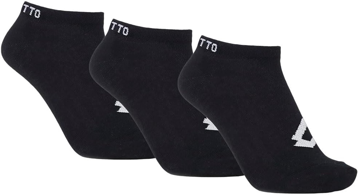 Lotto Unisex Sportsokken 3-Pack Katoen Mix Caviar