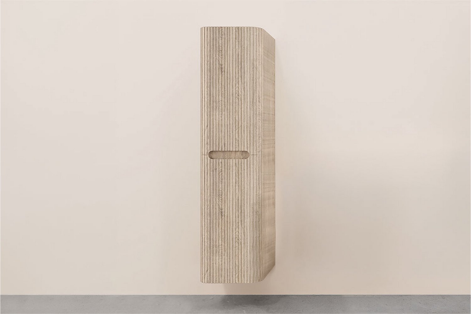 Wiesbaden Sulora Kolomkast Geribbeld 160 x 40 x 35 cm - Licht Eiken
