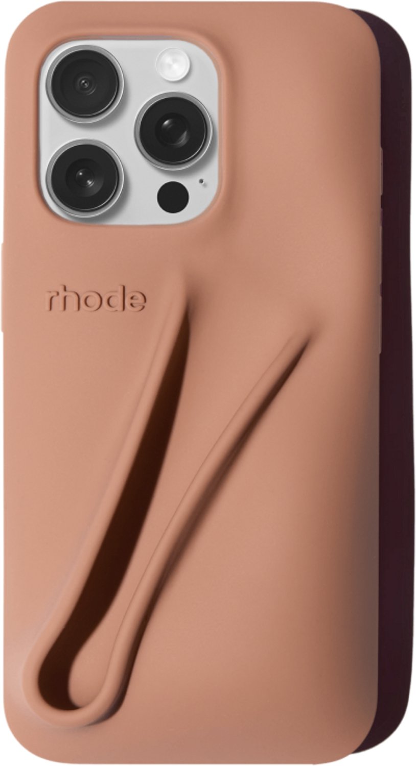 Rhode - Lip Case - Siliconen telefoonhoesje met lip-houder - iPhone 14 Pro Max - Colada