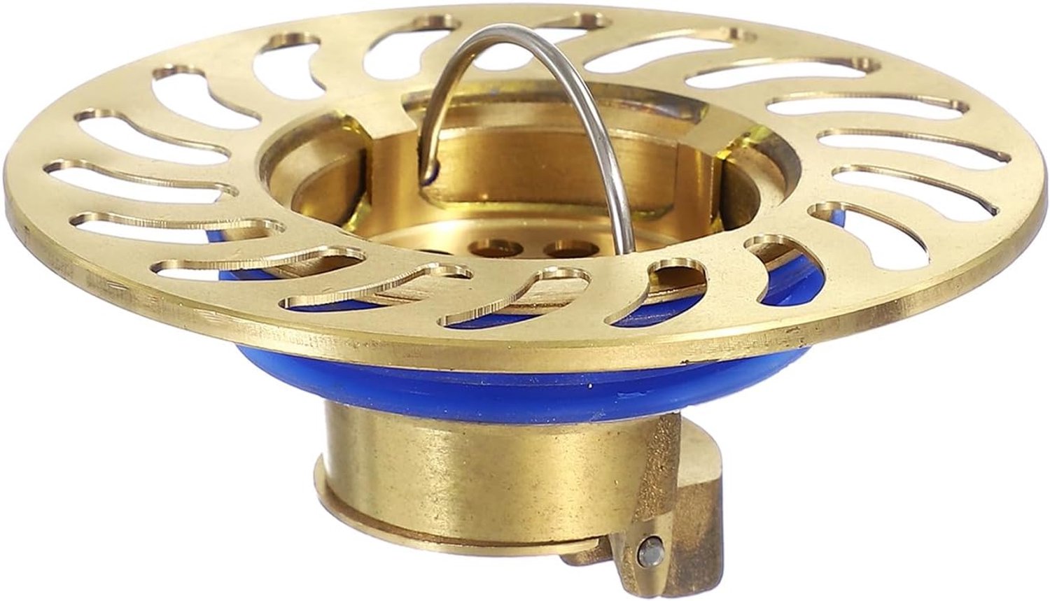 Geursifon - 71 mm - messing coating - terugslagbescherming voor badkamer en keuken - m-winkel