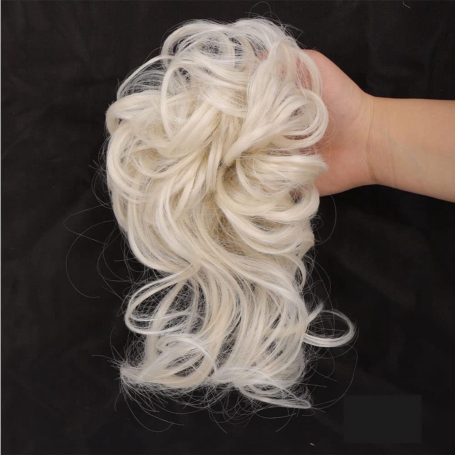 Haarstuk blond met elastiek