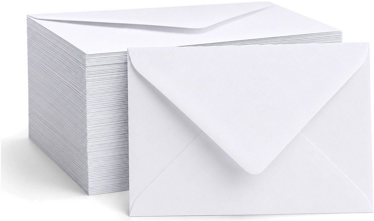Enveloppen Wit 12x18 cm - 100 stuks - 120 gram - Witte Enveloppen - Geboortekaart Envelop