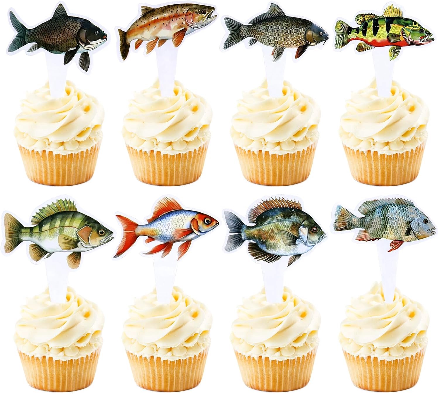 32 Dieren Cupcaketoppers voor Taartdecoratie