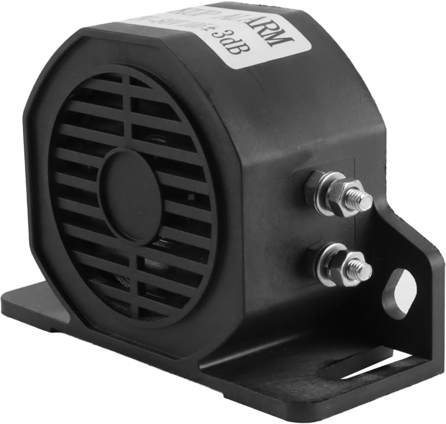 Achteruitrijpieper 105 dB - universeel achteruitrijalarm - luid waarschuwingsgeluid - geschikt voor 12-80V voertuigen - Vemera