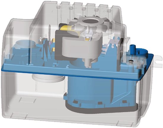Condensaat Lift Pomp met 2 Ingangen - Voor Ketel en Airconditioning - Stil (45 dB) - Complete Installatieset - 26 x 13,8 x 17 cm - Made in France — afbeelding 5