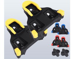 NAACOO Fietsschoenplaatjes - Compatibel met Shimano SPD-SL pedalen/SM-SH10 SH11 SH12 Schoenplaatjes, Indoor Outdoor Peloton Spin Wielrenpedalen Schoenen Schoenplaatjes & Racefietsclips