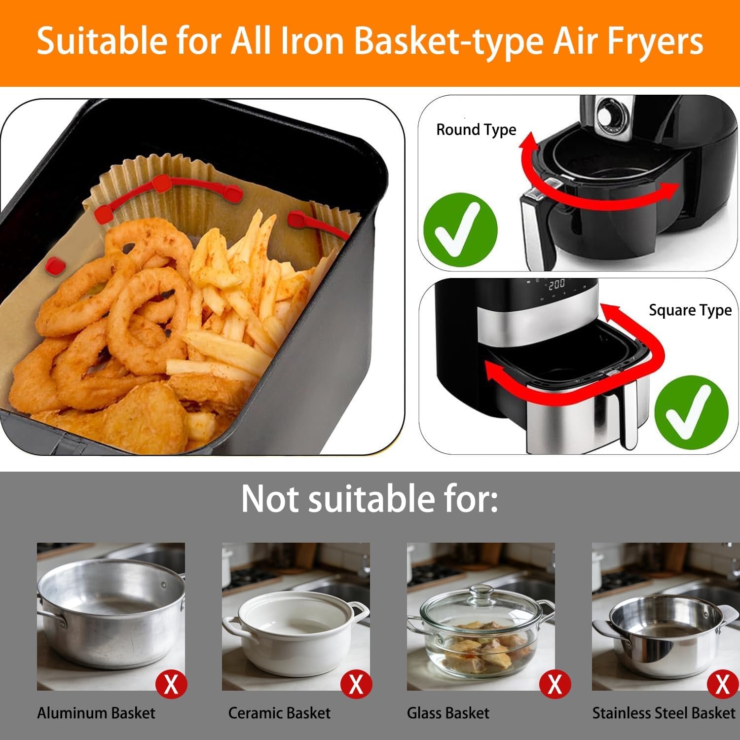 Airfryer Magneet voor Bakpapier, 12 Stuks Magneten voor Airfryer Bakpapier Bevestiging, Siliconen Magneet BPA-vrij Air Fryer Magnetische Accessoires voor Philips Ninja (Zwart)