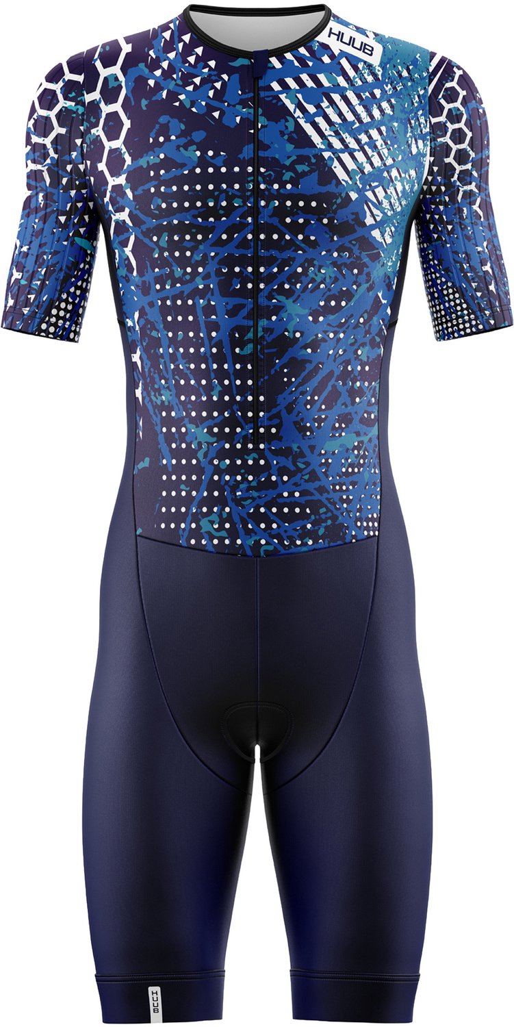 2026 HUUB Heren Collage Tri Suit - Navy / Blue