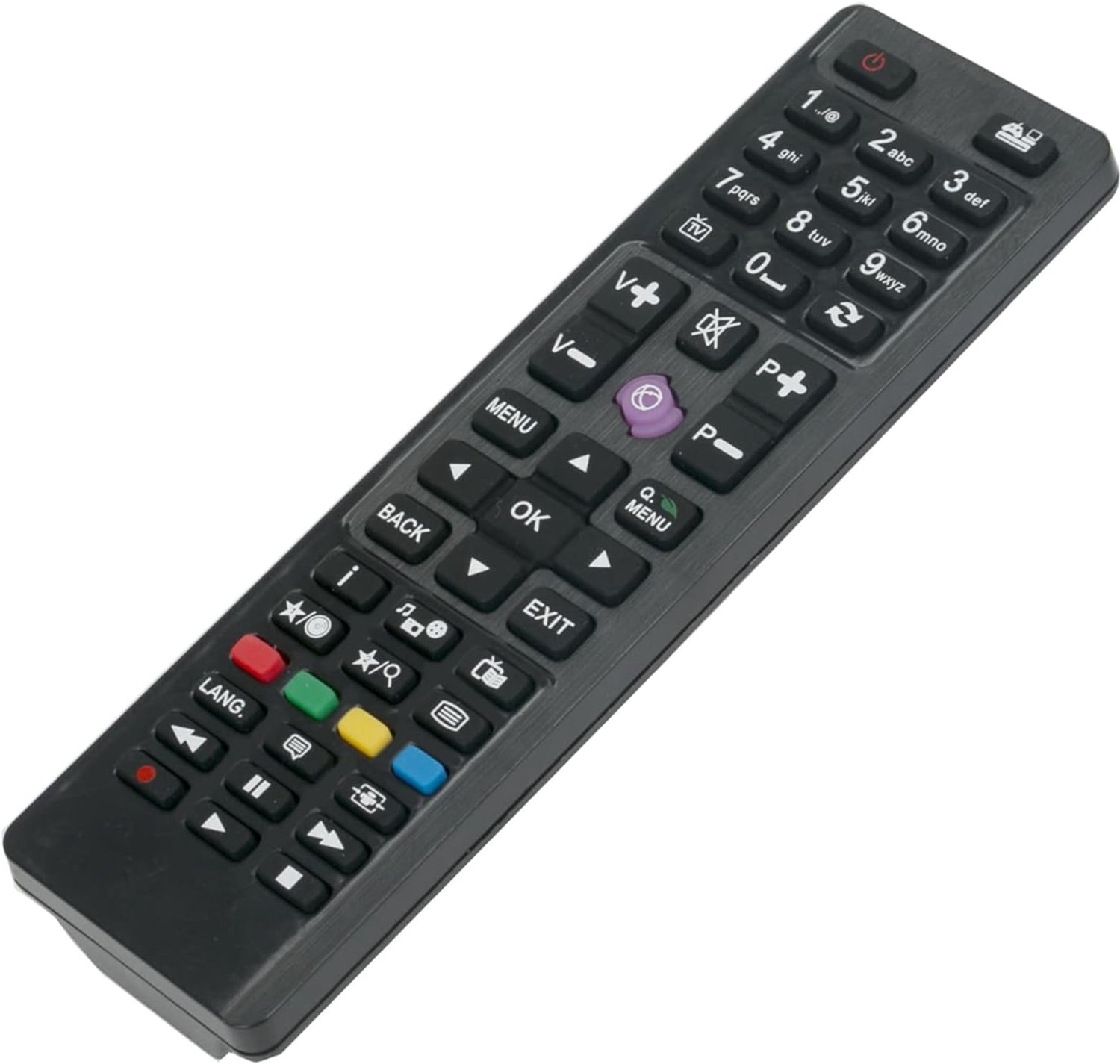 AULCMEET RC4849 RC4870 RC4875 Replacement Remote Control Compatible with Telefunken 4K OLED Smart TV FIN19DVDBK - ShopVlot
