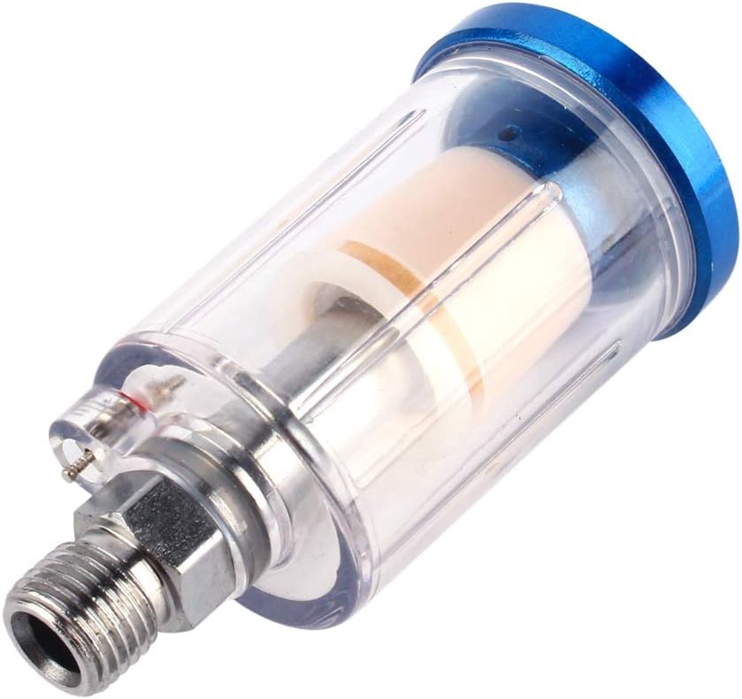 Spray Gun Filter, HVLP Gravity Feed Spray Gun Auto Primer Sheet Metal Air Regulator Filter, 1/4" in line Paint Gun Oil - ShopVlot