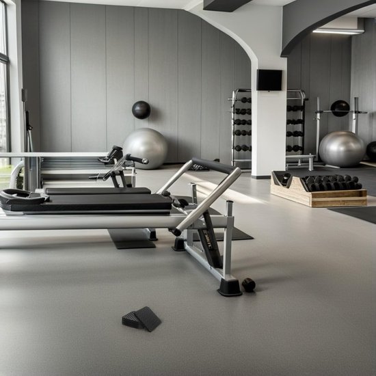 8 Stuks Antislip Loopbandmat van Dubbele Siliconen Pads Schokdempend Geluidsreducerend voor Fitnessapparatuur Zoals Hometrainers Roeimachines Loopbanden Beschermt Vloeren Effectief — afbeelding 5