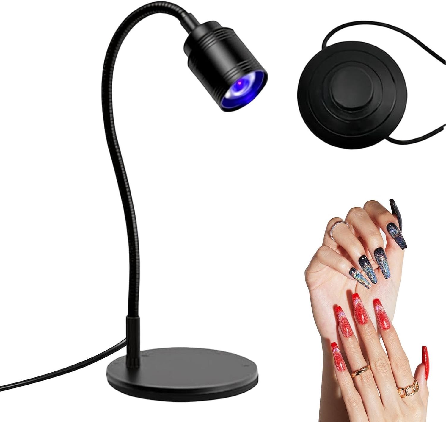 Zwanenhals UV Lamp Manicure Flexibele USB Opladen Manicure