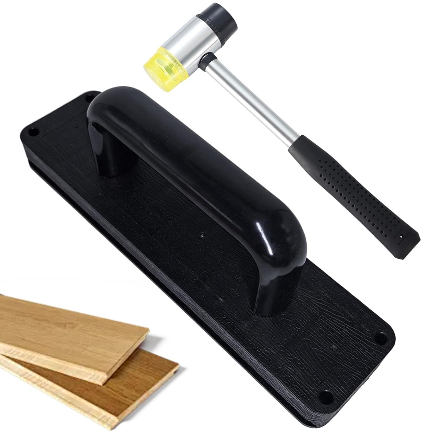 Vinyl impact block 236mm - met handvat - duurzaam PP materiaal - efficiënt en veilig werken - ShopVlot
