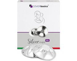 COVERbasics Silver Nipple Protectors - Silver Nipple Caps (XXL) - ShopVlot