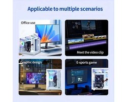 Gaming PC – Highperformance Pc – Gaming Computer – Compact Desktop – Moderne Desktop – AMD Ryzen 5 5600GT Processor – 16GB DDR4 RAM & 1000GB NVMe SSD