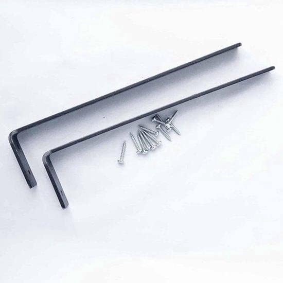 Niet Inklapbaar XL - Balkonbar - Balkon tafel - 50 cm - Hout - White wash - Reling Breed — afbeelding 3
