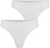 FALKE Daily Comfort Multipack ademend katoen broek van onderlaag dames wit - maat M