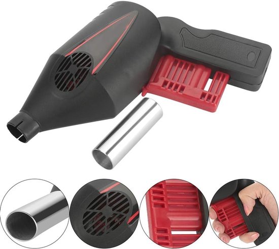 Draagbare BBQ Blazer met Handvat, Handheld Ventilator voor Barbecue, Buiten Koken, Kamperen en Picknicken, Ideaal voor Snel Vuur Maken — afbeelding 4