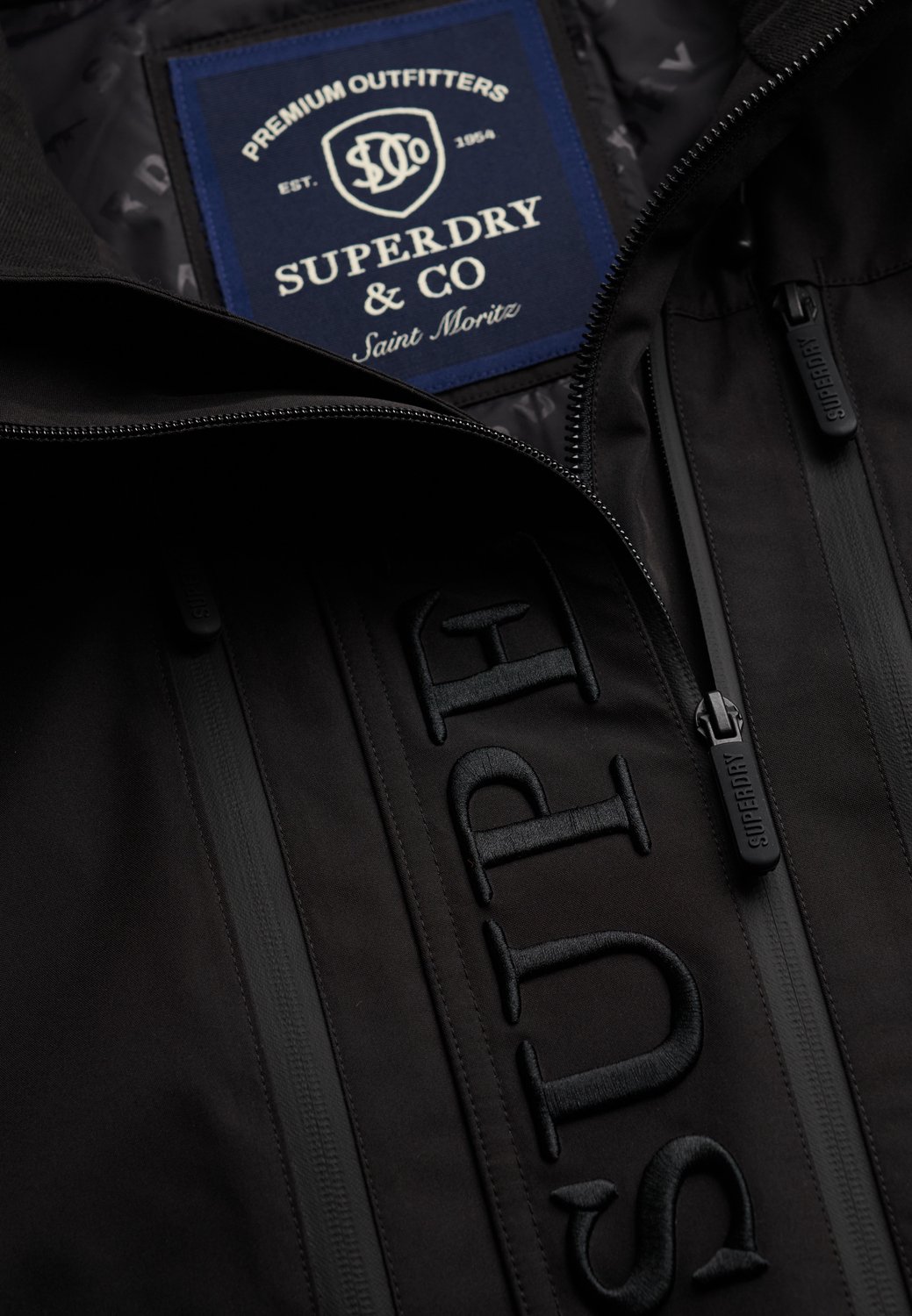 Superdry Ultimate Freestyle Ski Jas 2XL Man Zwart