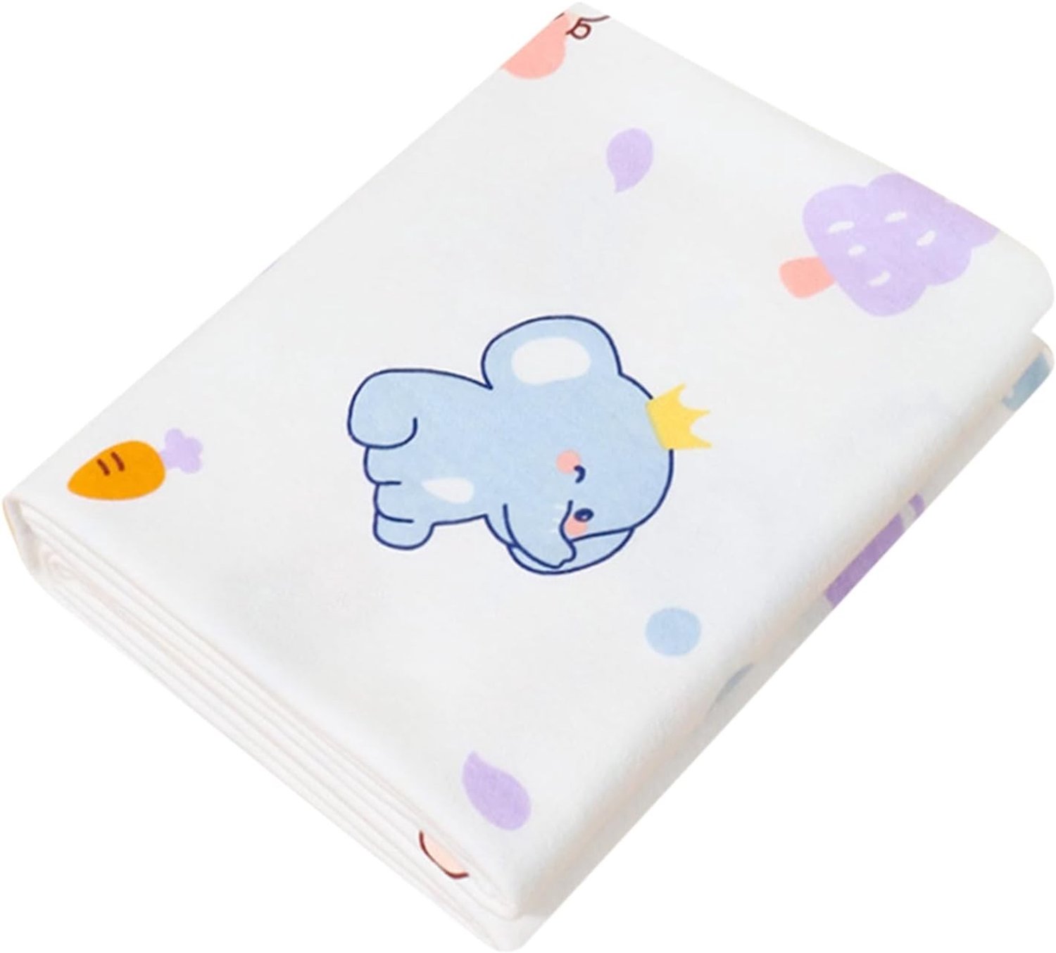 Zachte katoenen swaddles voor pasgeborenen - 85 x 85 cm - ideale babydeken met olifantenmotief en ademende stof