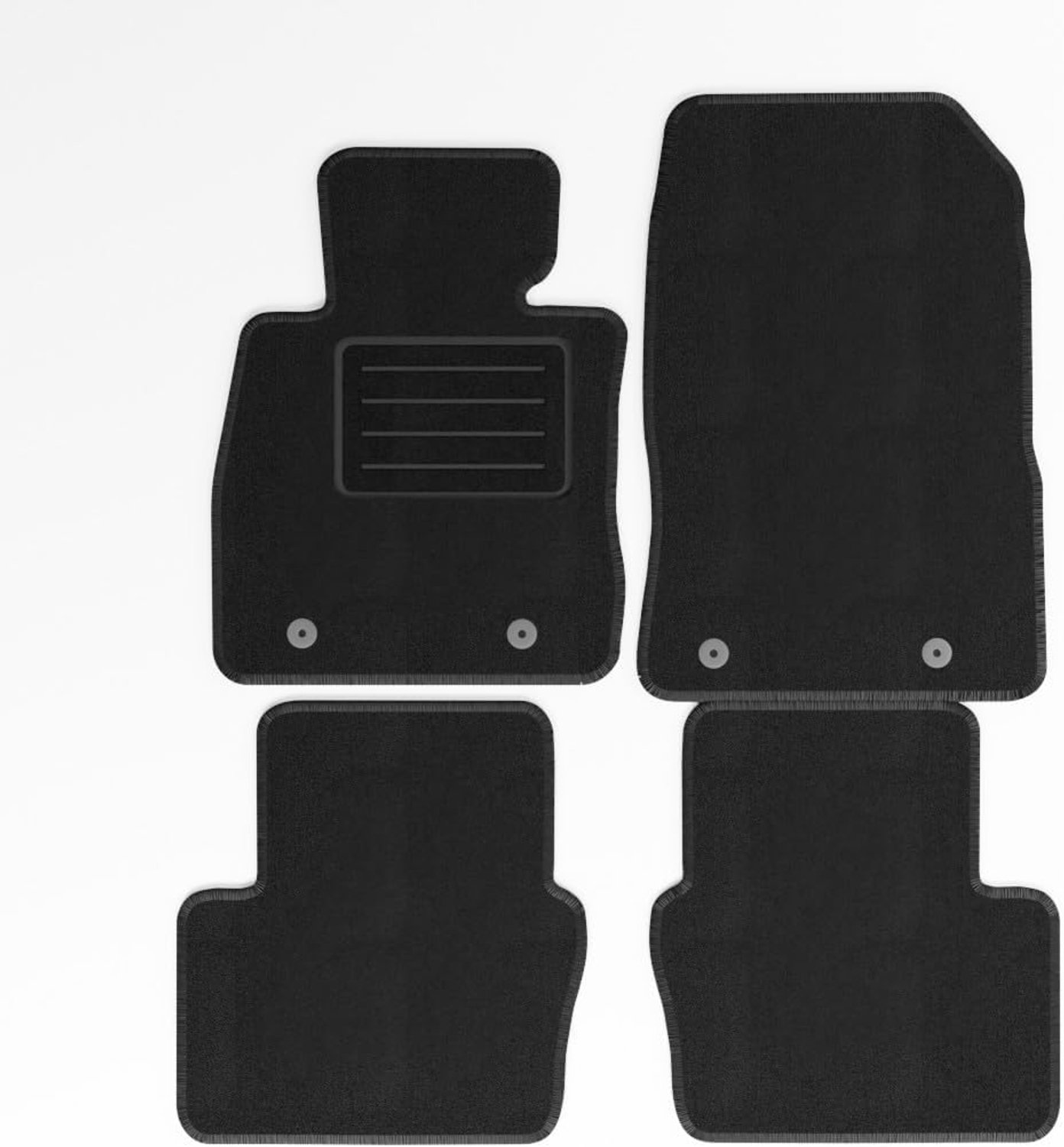 Mats4all Naaldvilt automatten passend voor Mazda 2 2015-> | Antislip | Met versterking | 4-delig | Automatten | Mattenset