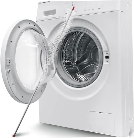 2stuks Afneembare Lange Handgreep Wasmachineborstel Van Roestvrijstaal Reinigen Van Lint Vuil Wasmachine Droger Efficiënt Voor Moeilijk Bereikbare Hoeken — afbeelding 5