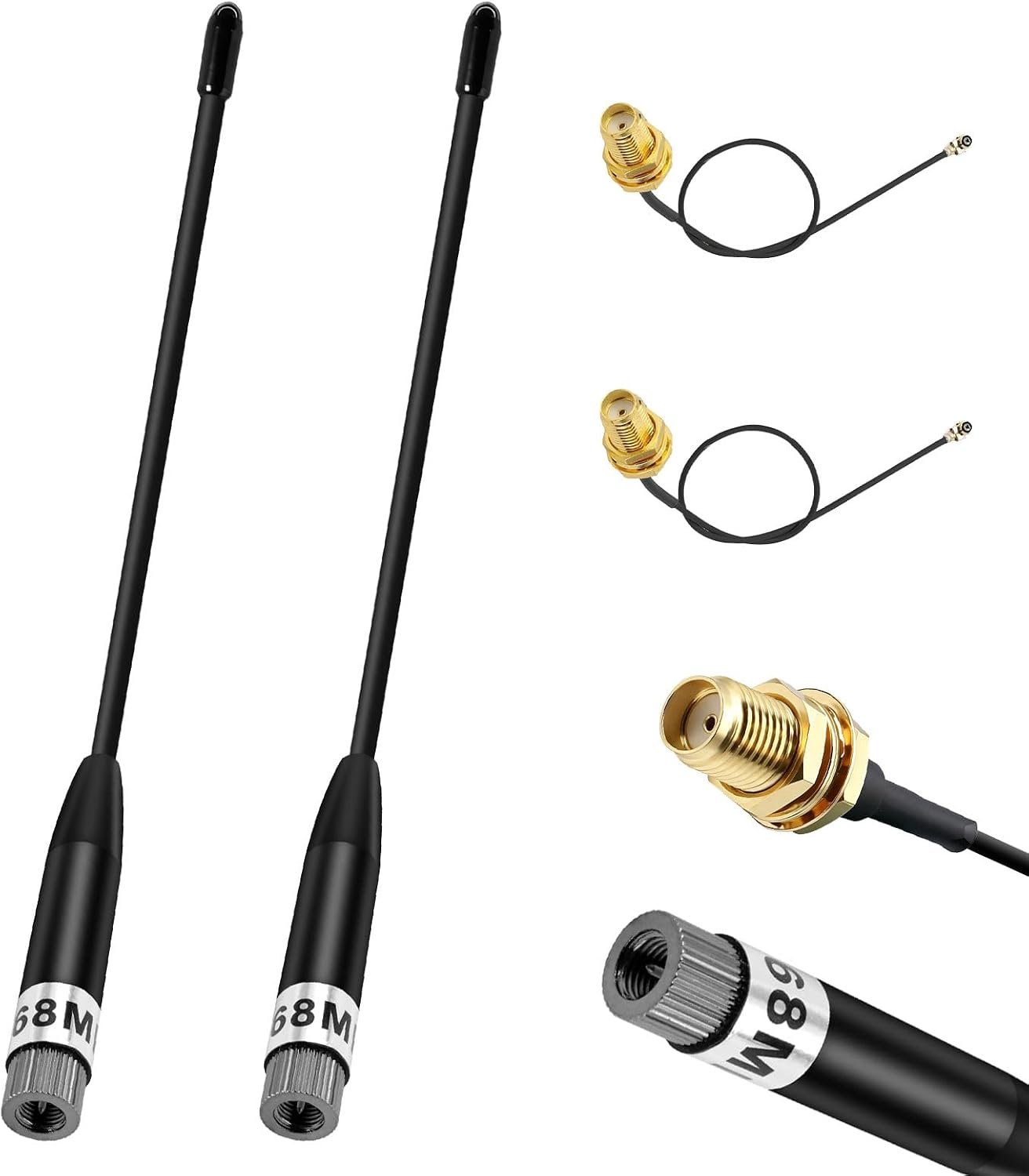 868 MHz antenne 10dBi LoRa antenne voor Meshtastic Long Range, 868 MHz antenne SMA met IPEX kabel, Omni Whip antenne - ShopVlot