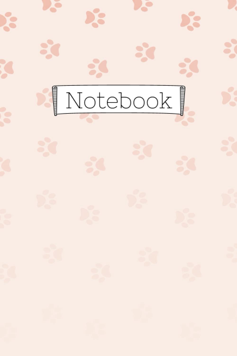 Paw Print Notebook (Journal, Diary, Notes, Doodles) - ShopVlot