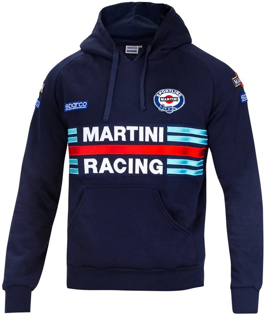 Sparco Hoodie Replica Martini Racing - Marineblauw - Maat XXXL van Sparco — afbeelding 4