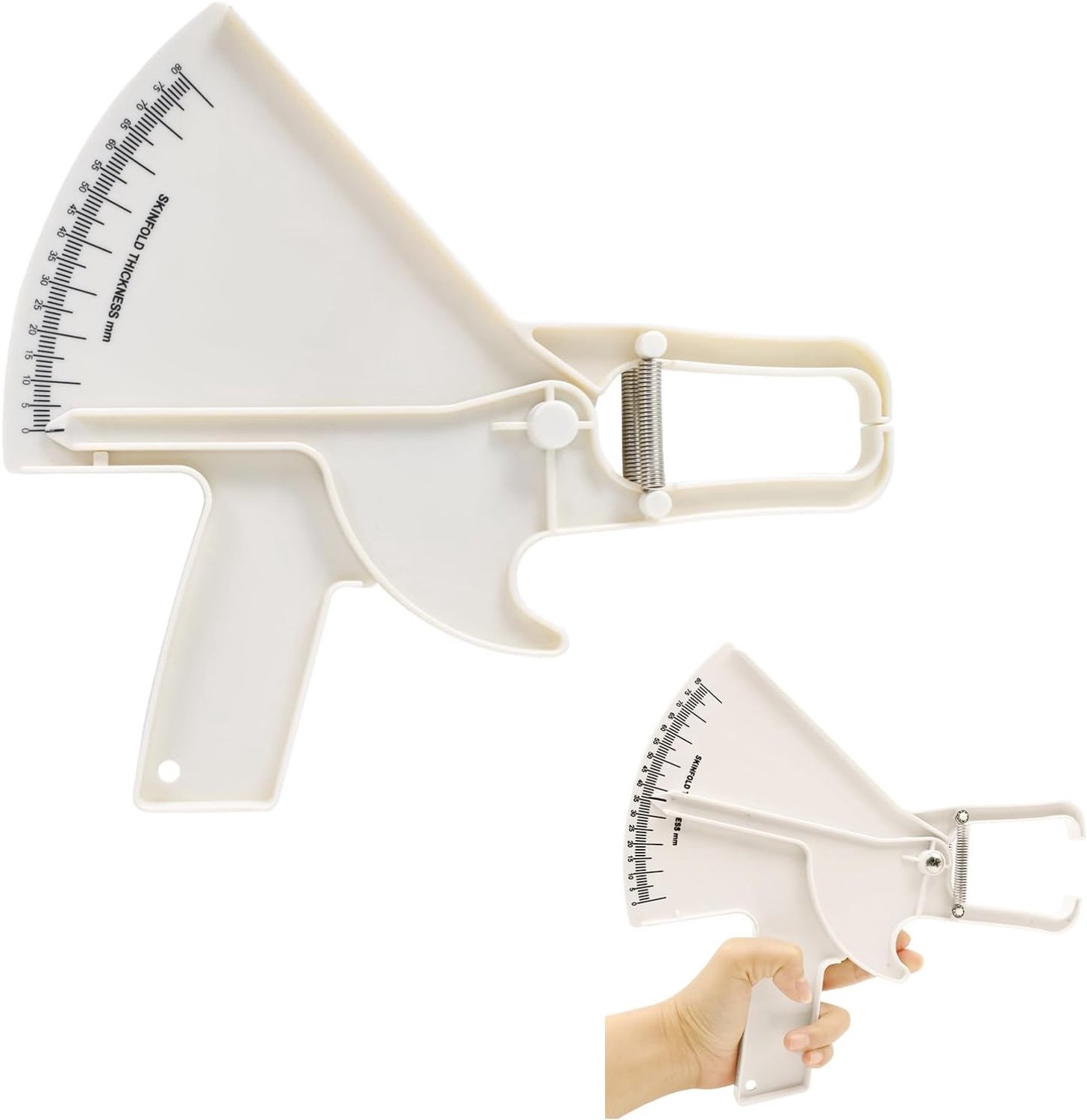 Professionele Plicometer voor Nauwkeurige Metingen, Vetpercentage Meter voor Fitness en Vetverlies, Inclusief Gebruiksvriendelijke Handleiding