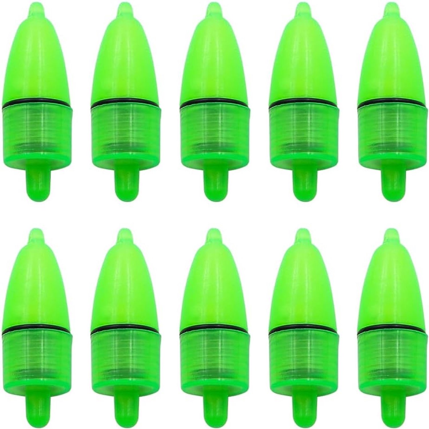 10 Stuks LED Nacht Vloeiend Vis Alarm met Clip - Ideaal voor Karpervissen, Nachtvissen en Viswaarschuwingen