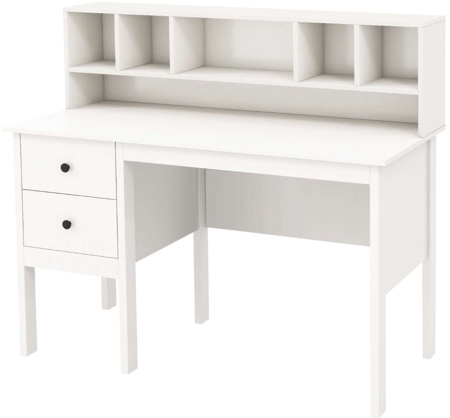 SureDeal® - Bureau - Laden - Vakken Computertafel Kinderbureau - Thuis Kantoor Wit - 120x60x110 cm - Wit